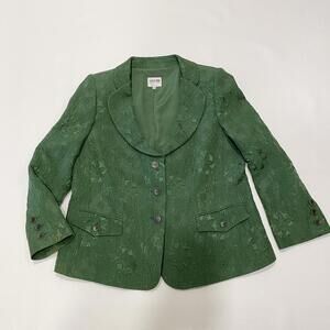 ARMANI 2006 Collezioni Woman’s Floral Themed, 3 Buttoned Blazer.